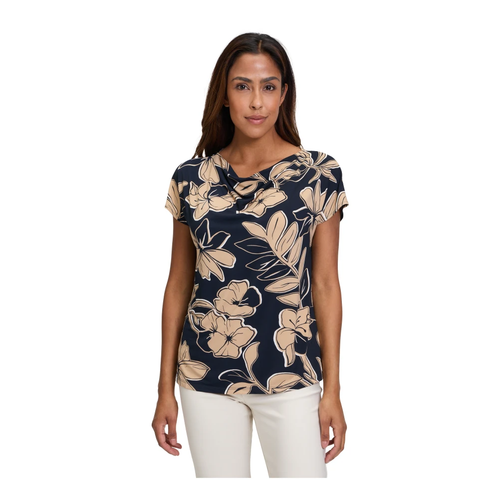 Betty Barclay Watervalhals Printshirt Multicolor Dames