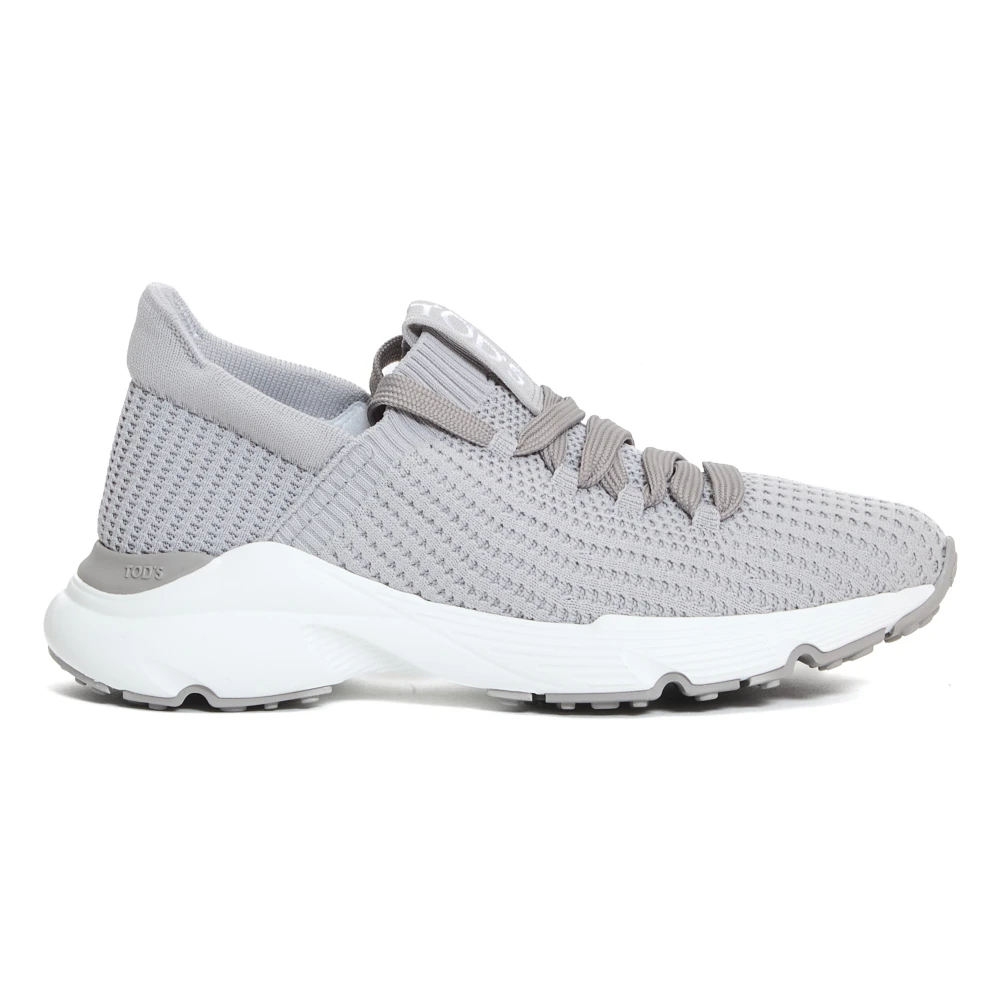 Tod’s Gebreide Sneakers Dames Schoenen Grijs