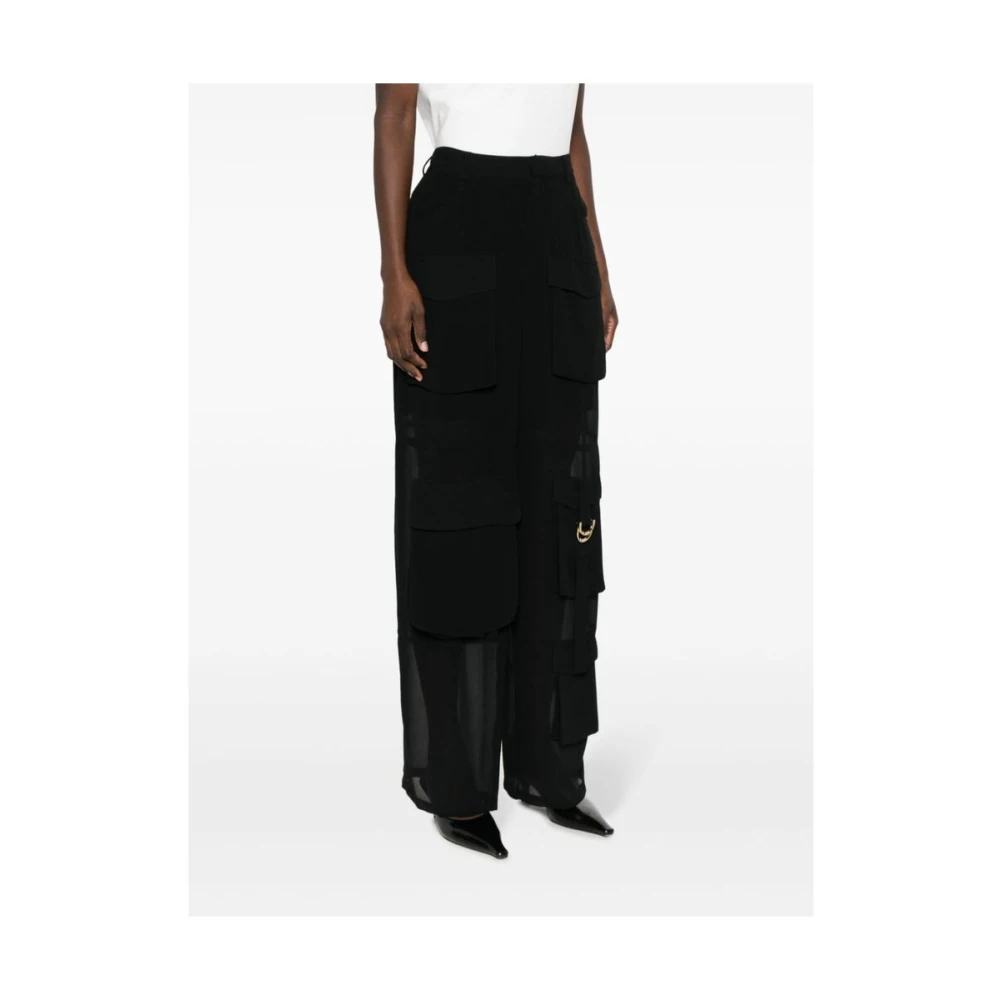 pinko Tapered Trousers Black Dames
