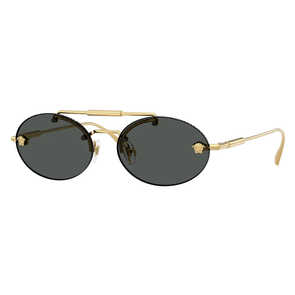 Versace , Sunglasses, Unisex, Yellow, One Size, Medusa Light Sunglasses - Image 4