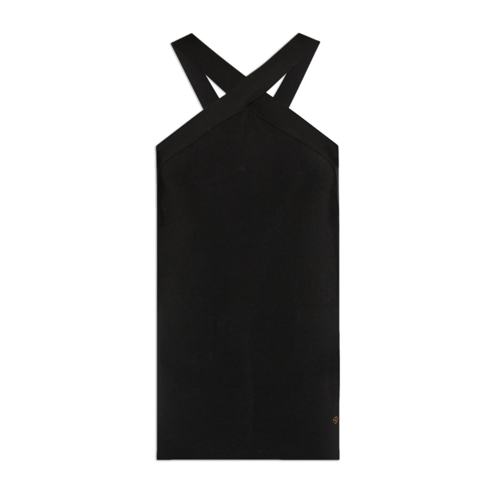 Anine Bing Off-Shoulder Top Black Dames