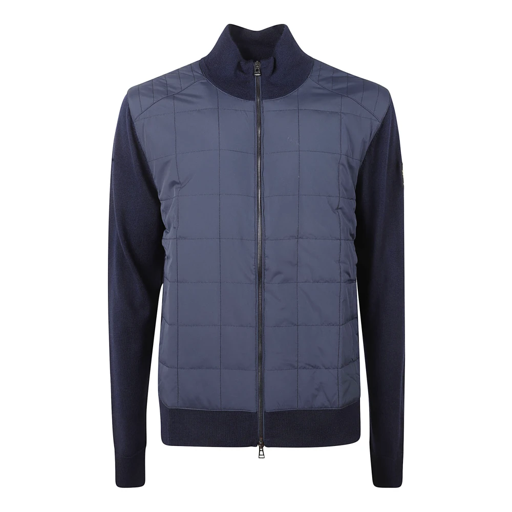 Belstaff Kelbrook Zip Cardigan Blue Heren