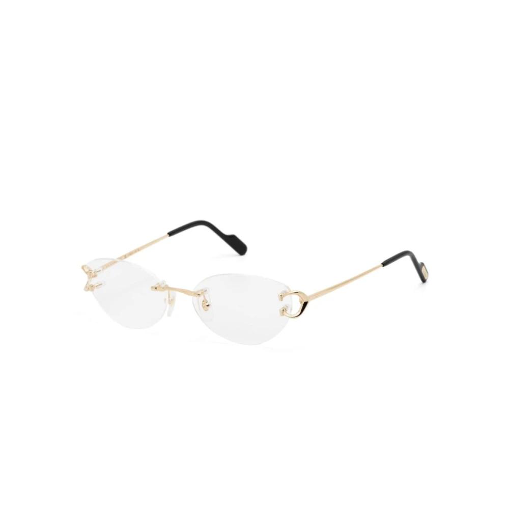 Cartier Yellow Glasses, Female, 57 Mm, Optical Frame