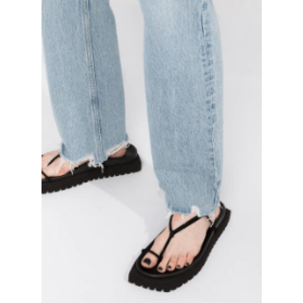 Citizens of Humanity Lichtblauwe Ruwe Zoom Katoenen Jeans Blue Dames