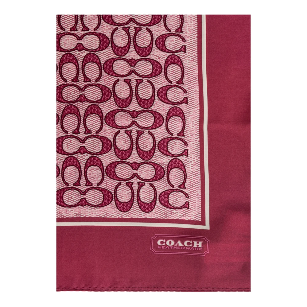Coach Zijden sjaal Pink Dames