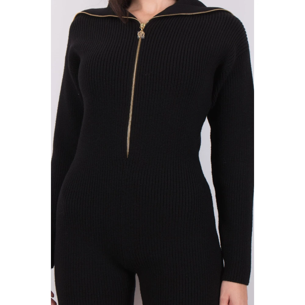 Patou Zwarte korte playsuit Black Dames