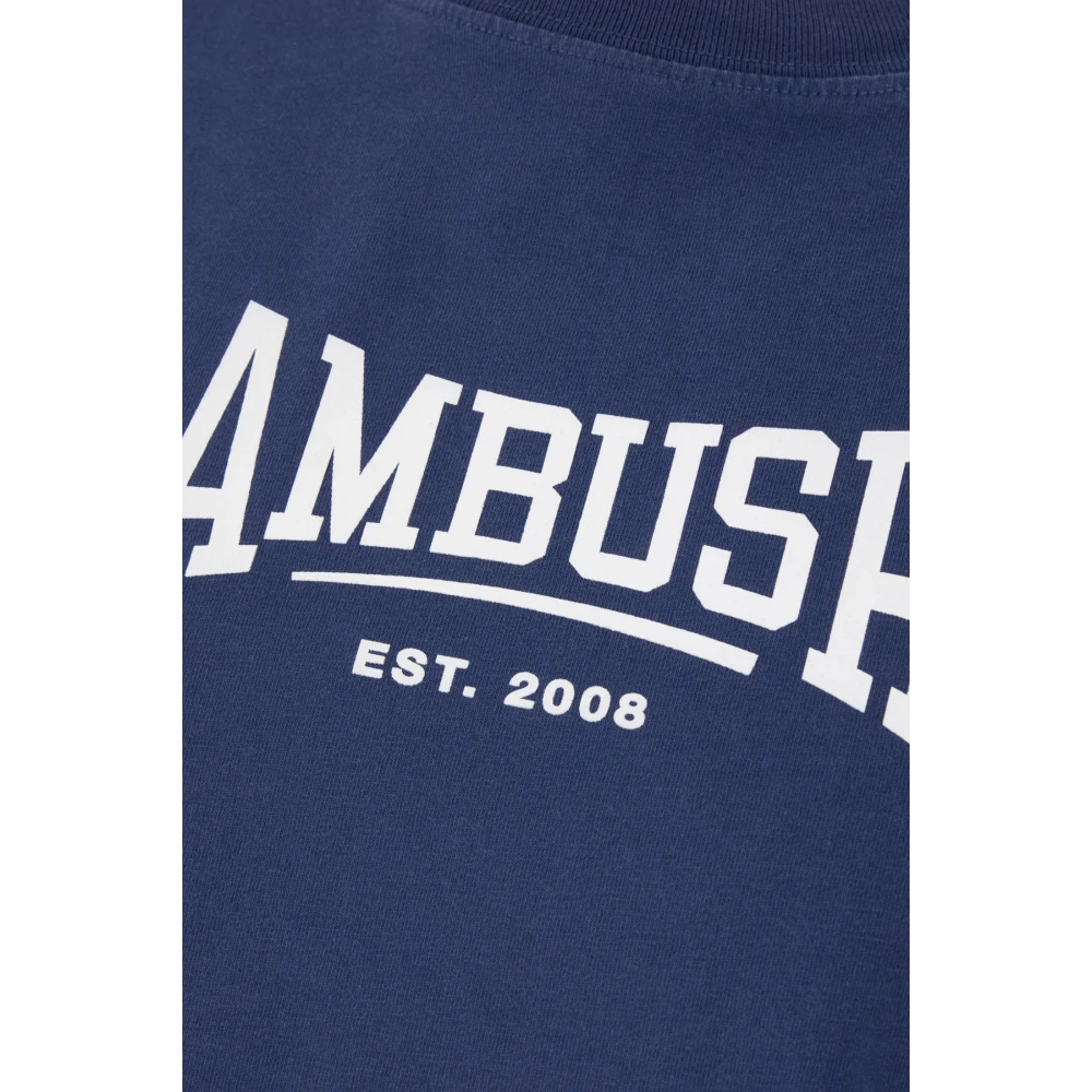 Ambush T-Shirts Blue Heren