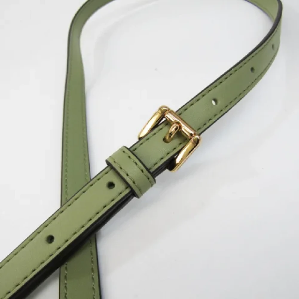 Michael Kors Pre-owned Leather shoulder-bags Green Dames