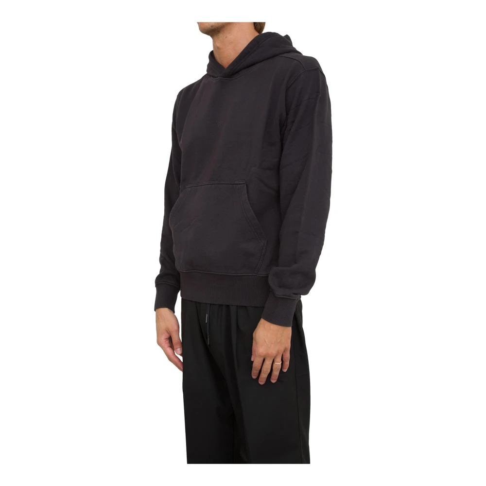 Hugo Boss Elegante Zwarte Hoodie Black Heren