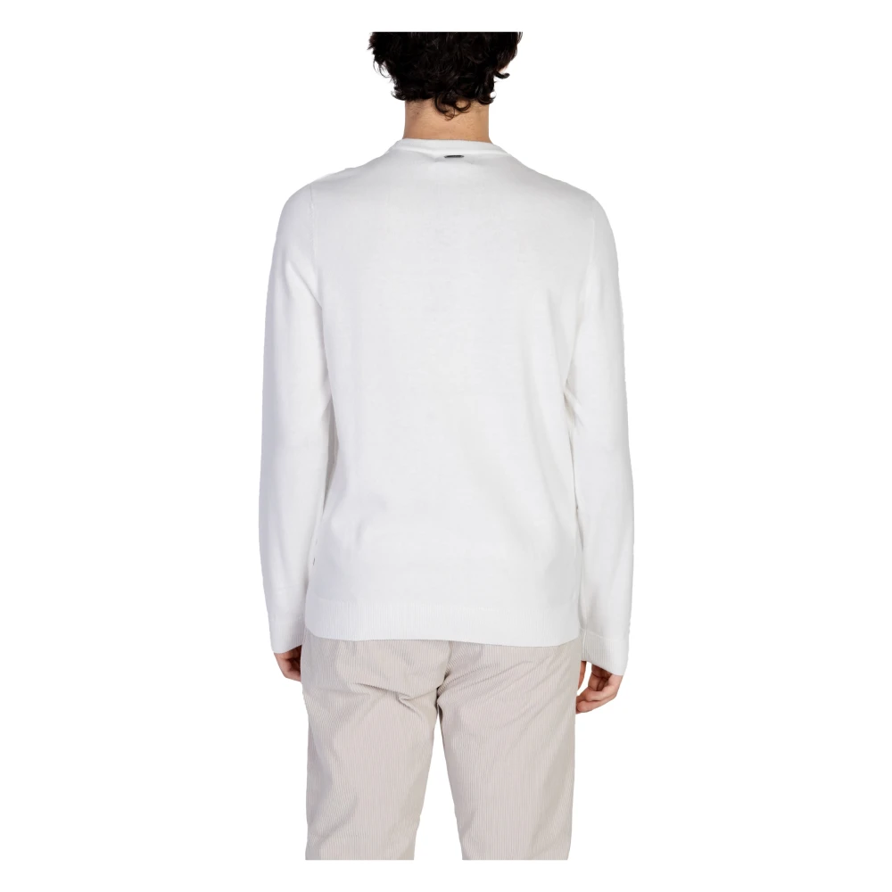 Antony Morato Jacquard 3D Katoen Wolmix Garen White Heren