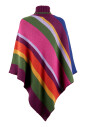 poncho-violet-a-col-roule-pour-femmes-avec-rayures-multicolores
