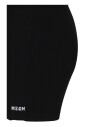 black-ribbed-elastic-waist-skirt