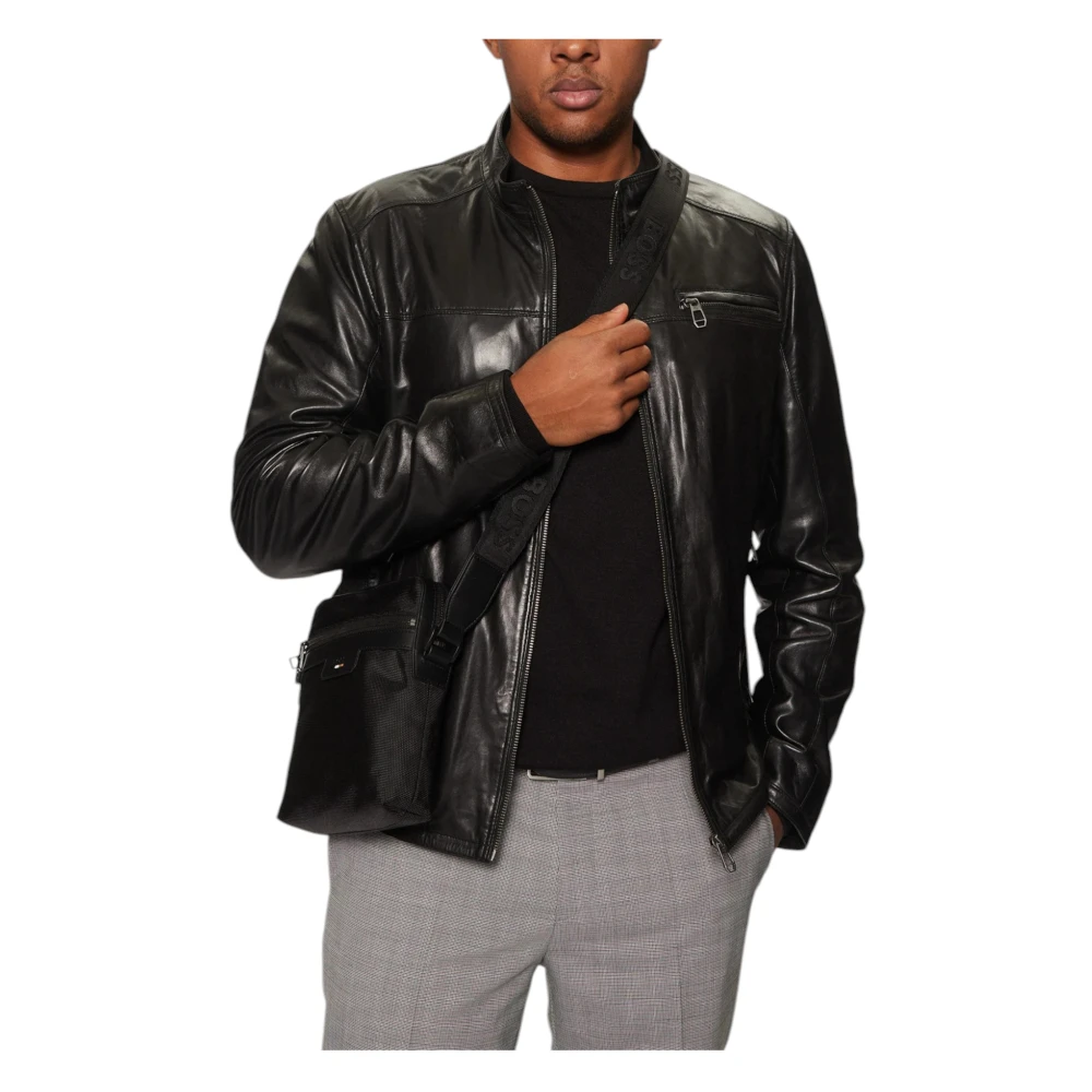 Hugo Boss Heren Schoudertas Lente Zomer Collectie Black Heren