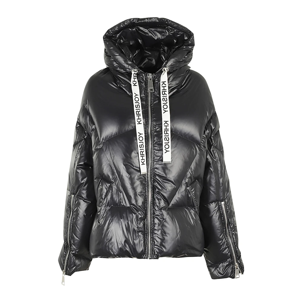 Khrisjoy Glanzende Stijlvolle Top voor Jou Black Dames