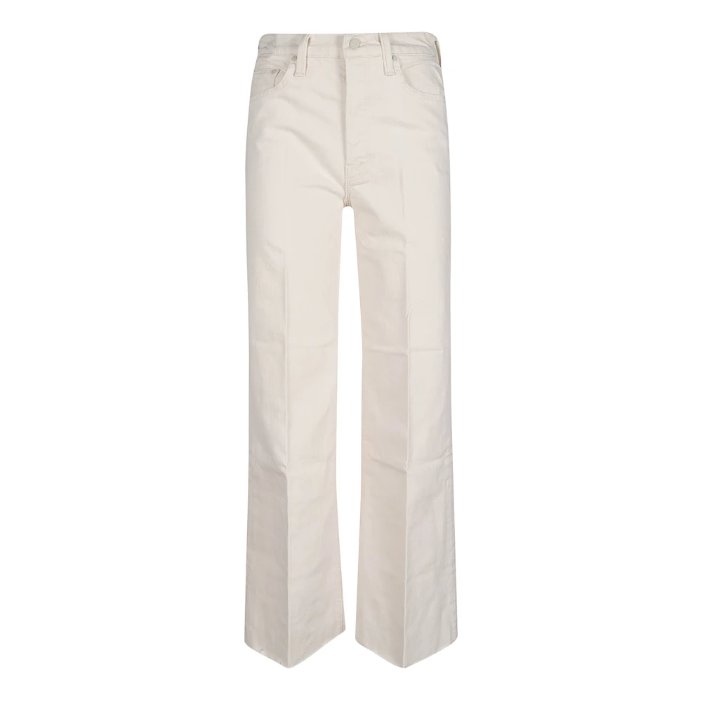 Mother Roller Fray Jeans White Dames