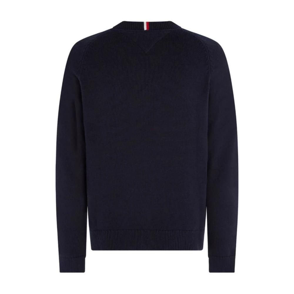 Tommy Hilfiger Monogram Crew Neck Sweatshirt Blue Heren