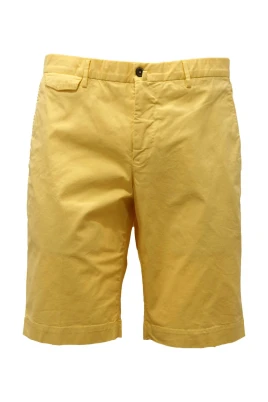Bermudashorts i gul stretchtyg