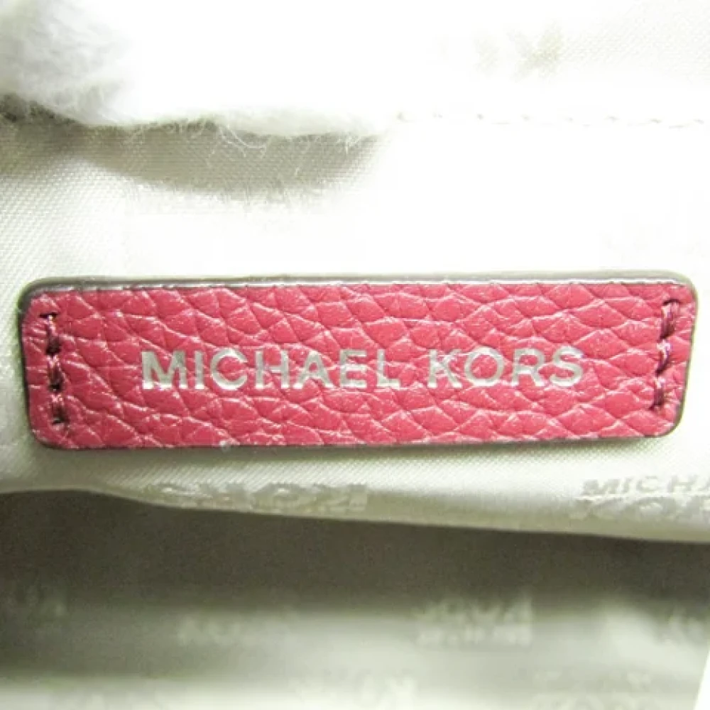 Michael Kors Pre-owned Leather handbags Red Dames