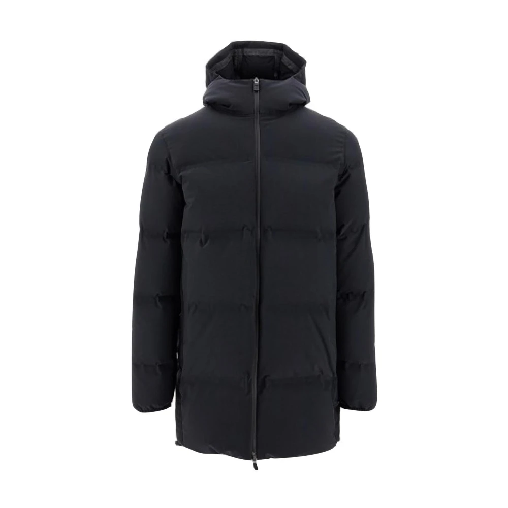 Herno Gelamineerde en warmtegesloten donsjas Blue Heren