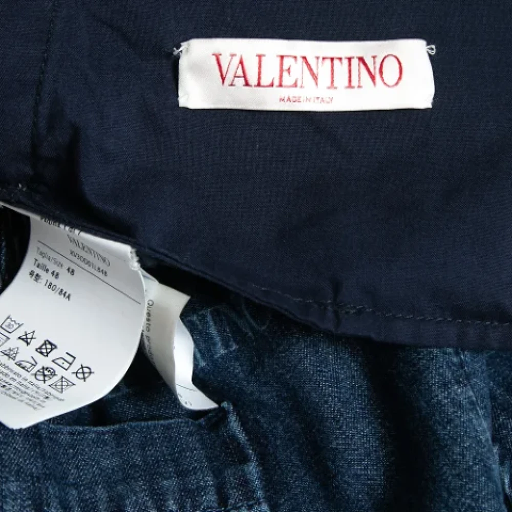 Valentino Vintage Pre-owned Denim bottoms Blue Dames