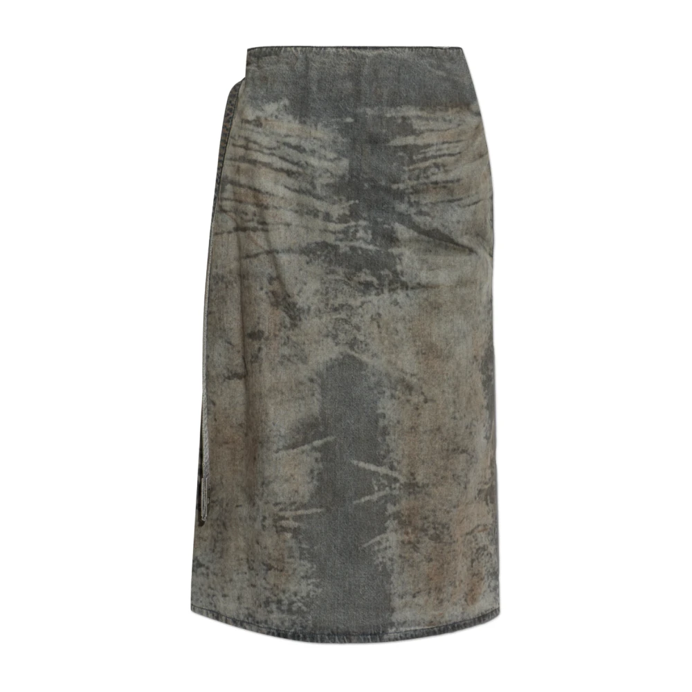 Diesel Mujer Gris - Falda Denim De-Morika-Fsi - Skirts - W28