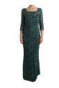 green-crystal-embellished-sheath-dress