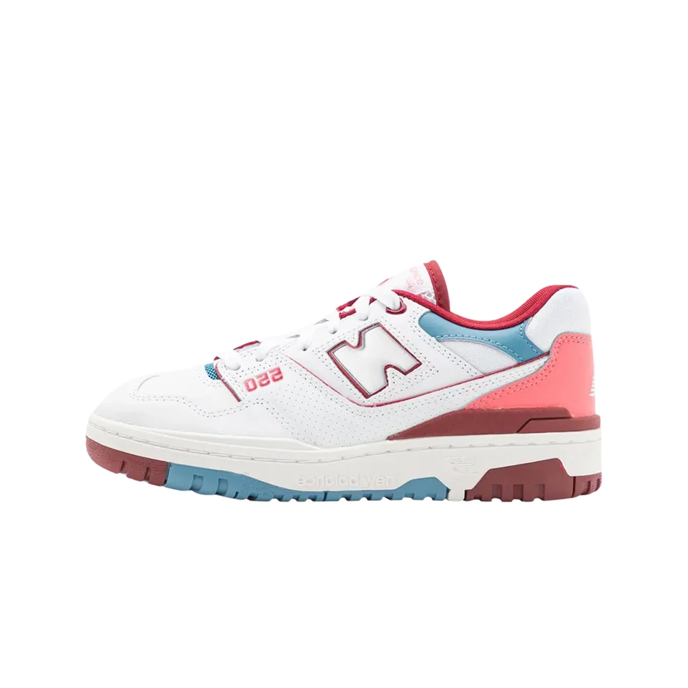 New Balance Woestijnroze Exclusieve Retro Basketbalsneakers Heren Schoenen Wit