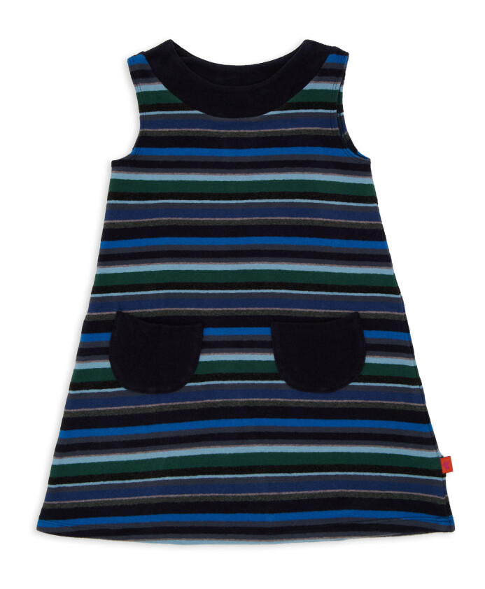 robe-en-polaire-bleue-a-rayures