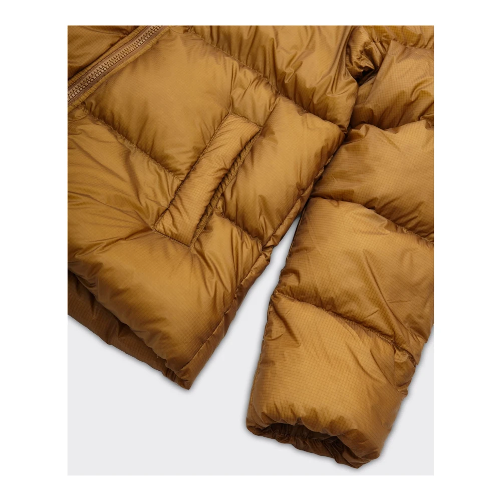 Pyrenex Bronze Brown Ripstop Puffer Jas Brown Heren