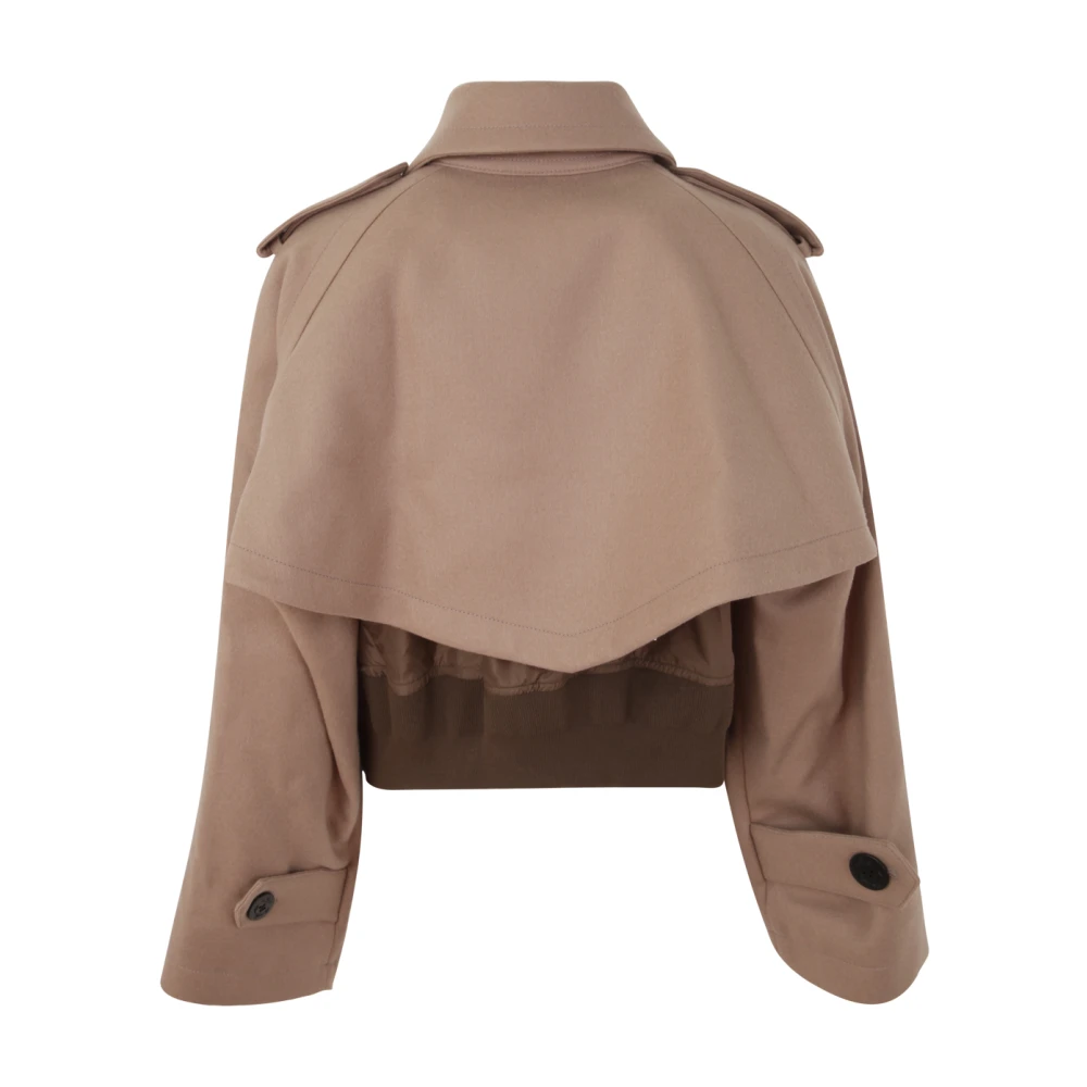 Sacai Blazers Beige Dames