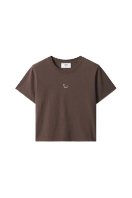 Cropped Crew-Neck T-shirt