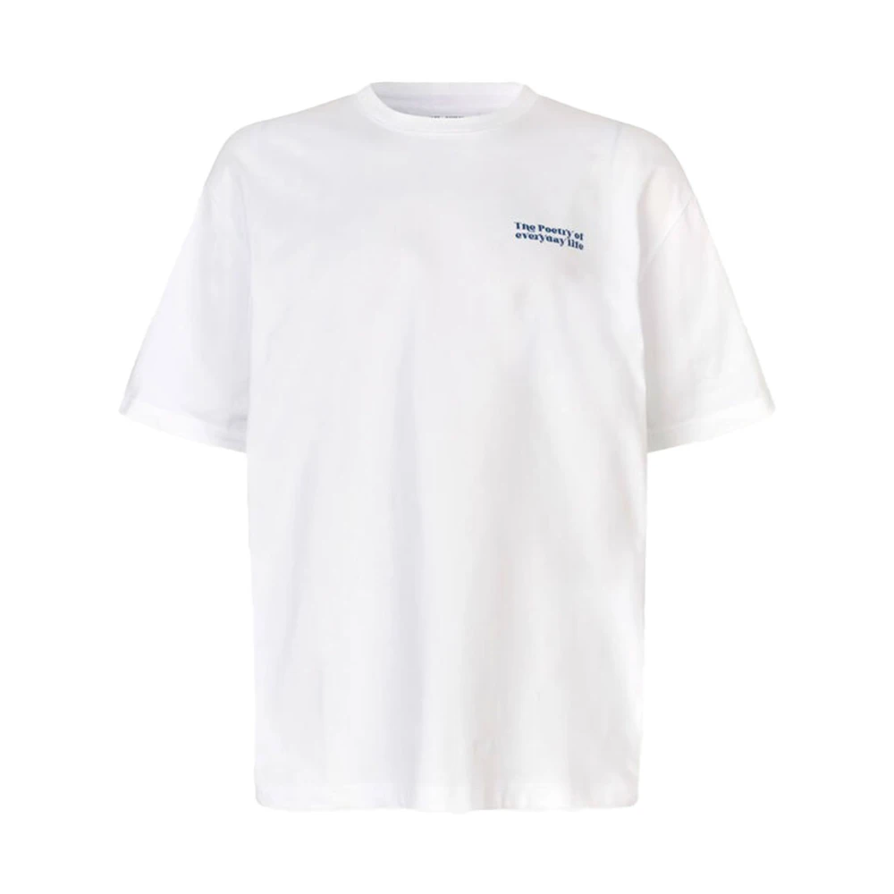 Samsøe Biologisch Katoen Poetry Tee White Heren