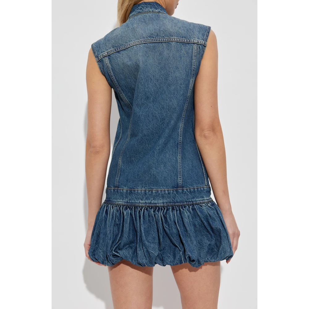 Coperni Mouwloze spijkerjurk Blue Dames