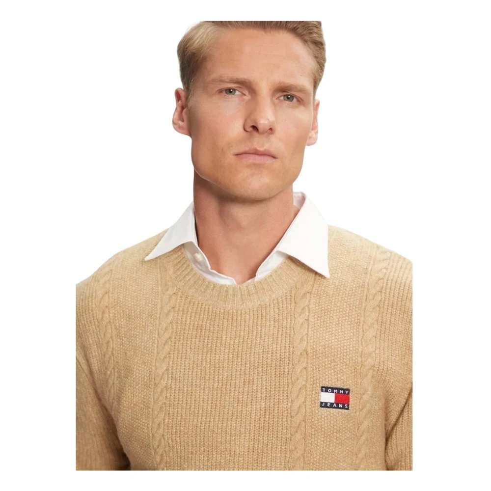 Tommy Jeans Trui Beige Heren