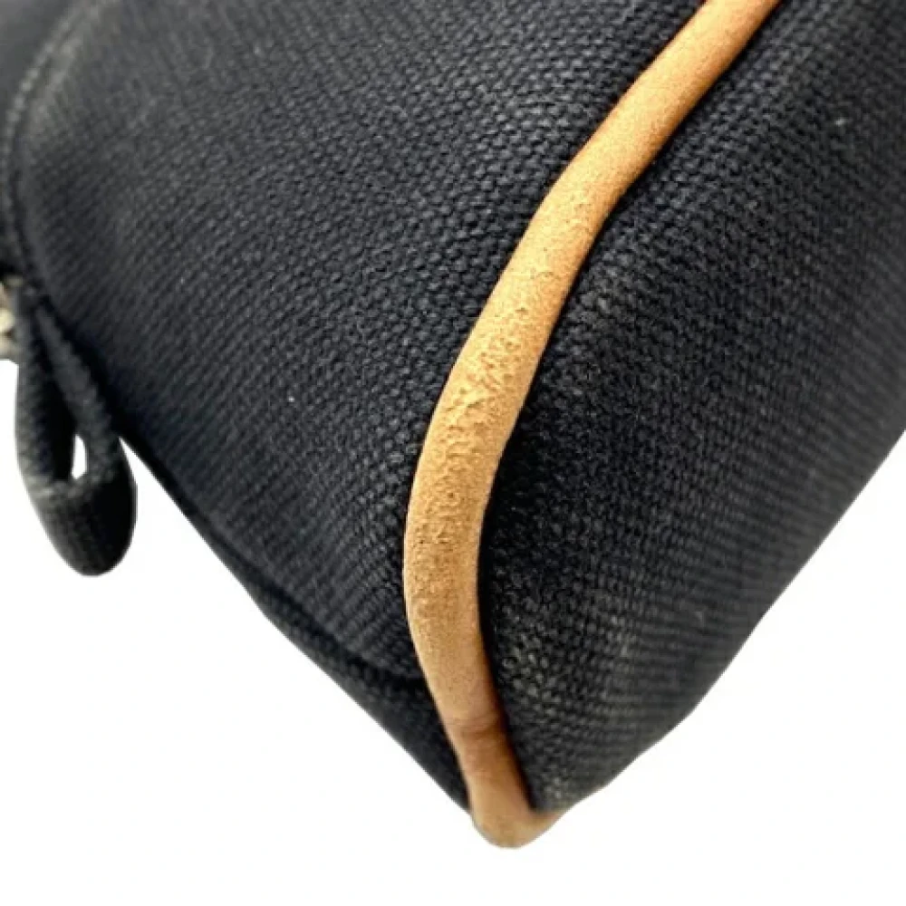 Hermès Vintage Pre-owned Canvas pouches Black Dames