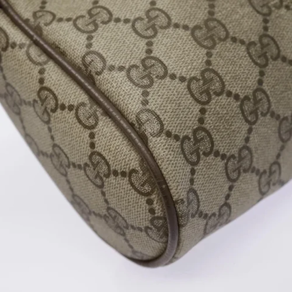 Gucci Vintage Pre-owned Leather clutches Beige Dames