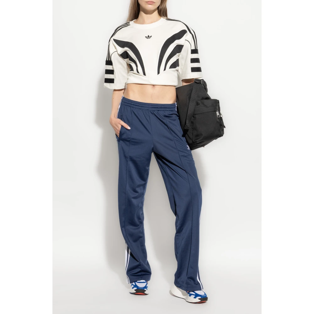 adidas Originals Sweatpants met Logo Blue Dames