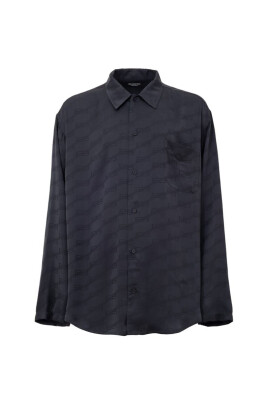 logo-print-grey-viscose-shirt