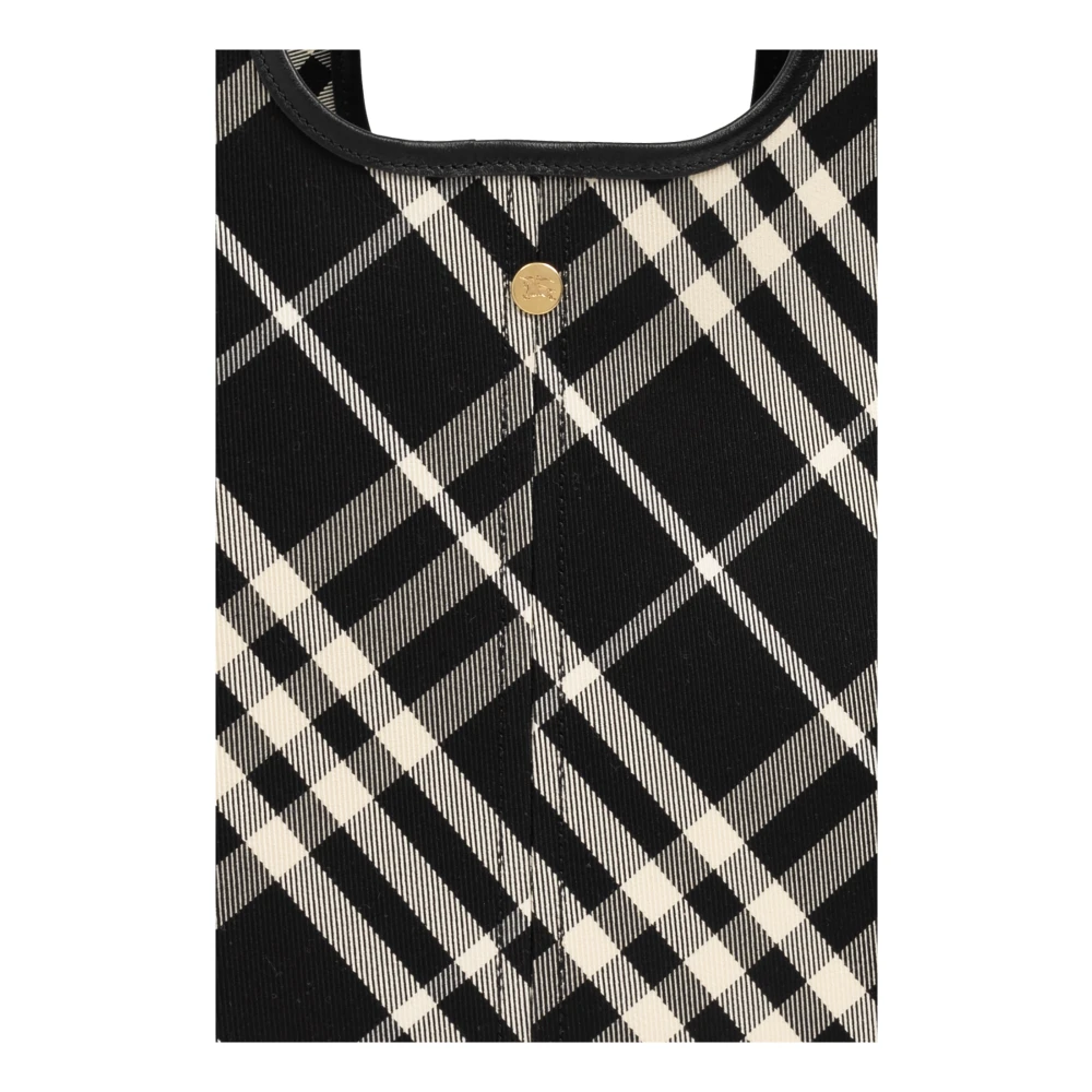 Burberry Katoenen tote tas Black Dames