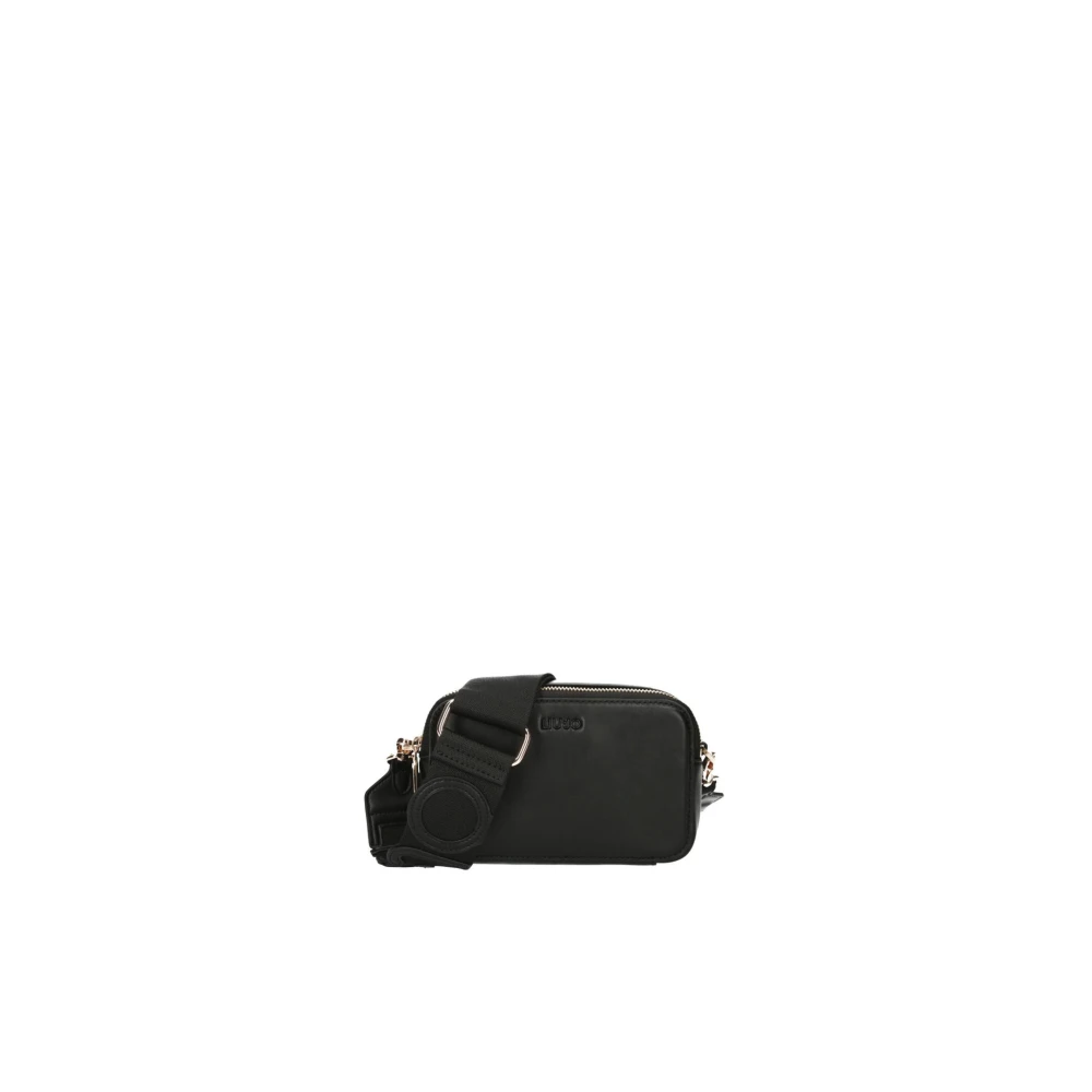 Liu Jo Zwarte Logo Mini Tas Collectie Black Dames