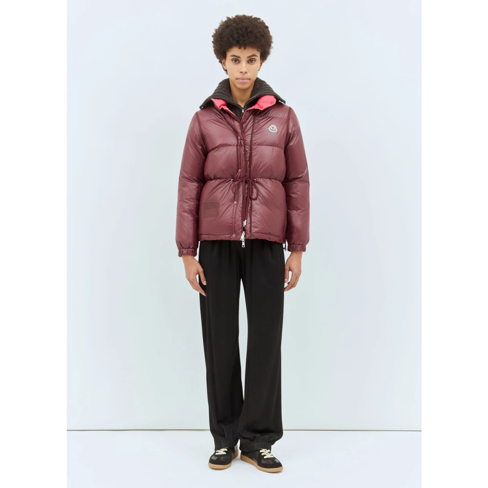 Moncler Omkeerbaar kort donsjack Pink Dames