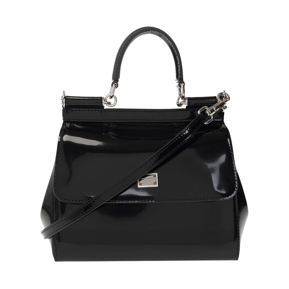 Dolce & Gabbana Women's Black ‘Sicily Small’ Shoulder Bag