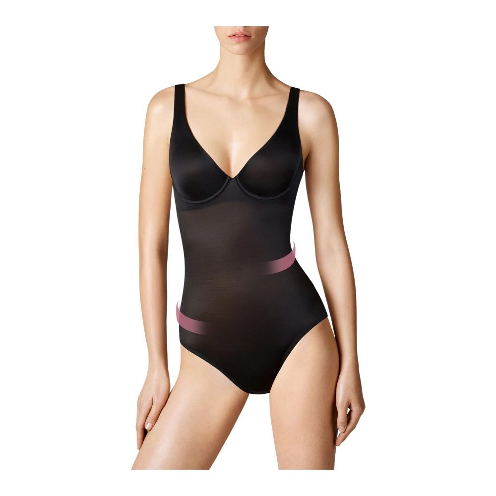 Wolford Zwarte Flash Dance Body Black Dames