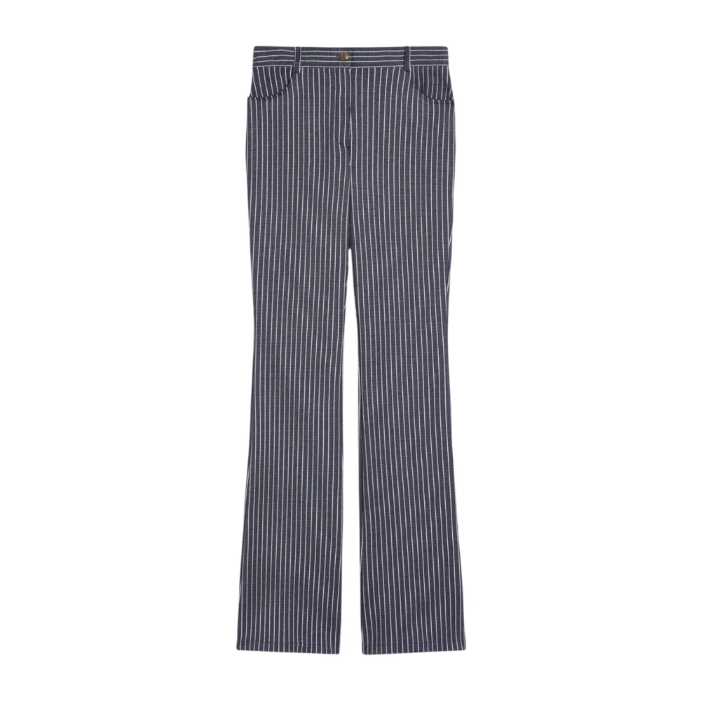 Pennyblack Women's Blue Straight Trousers, 2XS, Straight Trousers