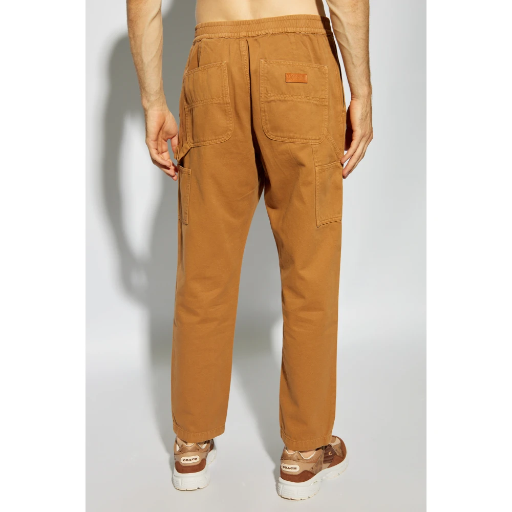 Moschino Jeans met toelopende pijpen Brown Heren