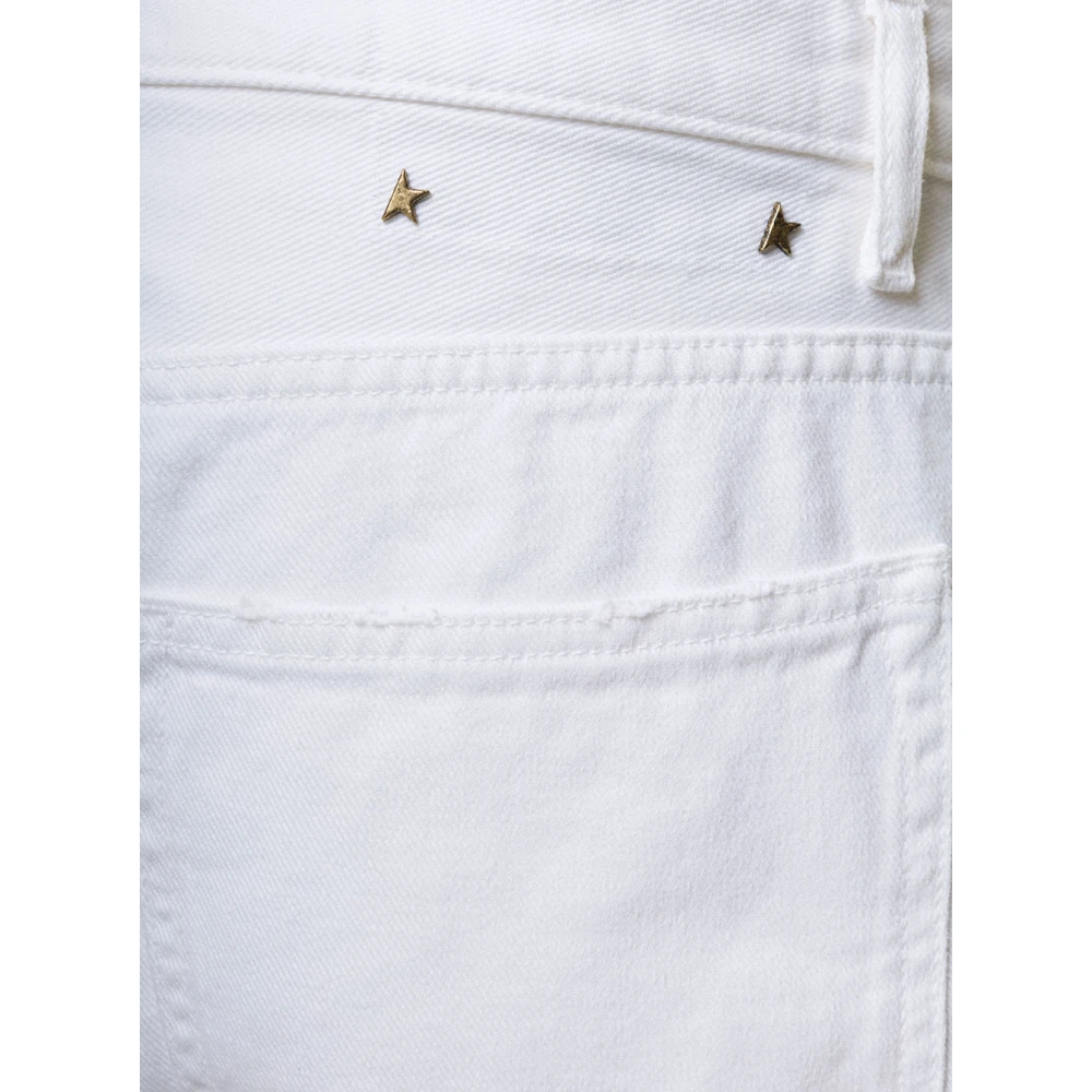 Golden Goose White Skate Dyed Bull Denim Jeans White Heren