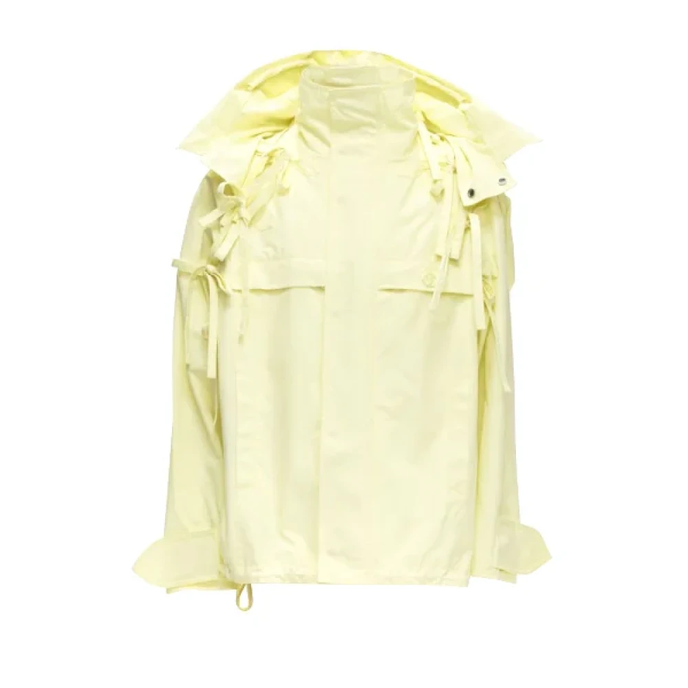 Louis Vuitton Vintage Pre-owned Cotton outerwear Yellow Heren