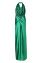robe-en-soie-verte-a-col-halter
