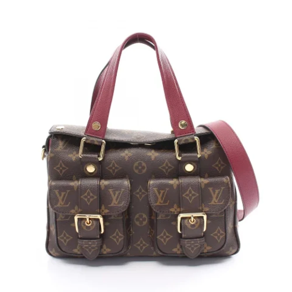 Louis Vuitton Vintage Pre-owned Plastic louis-vuitton-bags Brown Dames