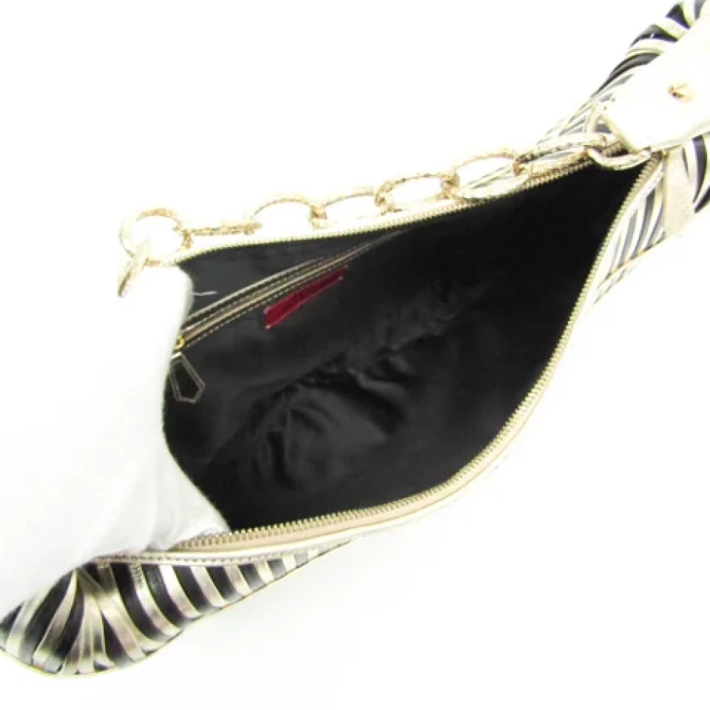 Valentino Vintage Pre-owned Leather shoulder-bags Black Dames